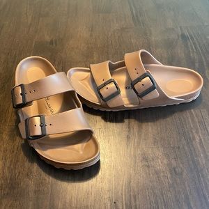 Copper Foam Birkenstocks